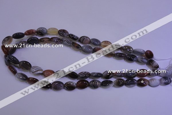 CAG4452 15.5 inches 10*14mm oval botswana agate beads wholesale