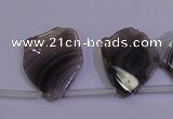 CAG4468 Top-drilled 15*20mm – 28*38mm freeform botswana agate beads