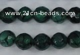 CAG4499 15.5 inches 8mm faceted round fire crackle agate beads