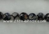 CAG450 15.5 inches 10mm faceted round agate beads Wholesale