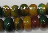 CAG4593 15.5 inches 10*14mm rondelle agate beads wholesale