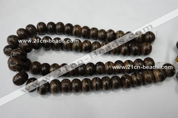 CAG4594 15.5 inches 12*16mm rondelle agate beads wholesale