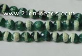 CAG4694 15.5 inches 6mm faceted round tibetan agate beads wholesale