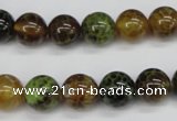 CAG4833 15 inches 10mm round dragon veins agate beads wholesale