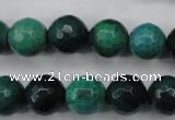 CAG5129 15.5 inches 12mm faceted round agate beads wholesale