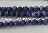 CAG5139 15 inches 6mm faceted round tibetan agate beads wholesale