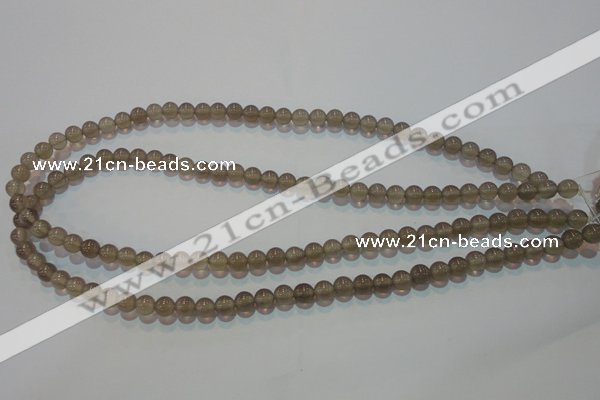 CAG5240 15.5 inches 6mm round Brazilian grey agate beads wholesale