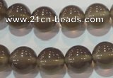 CAG5243 15.5 inches 12mm round Brazilian grey agate beads wholesale