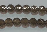 CAG5248 15.5 inches 10mm faceted round Brazilian grey agate beads