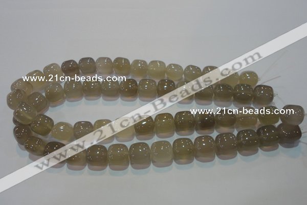 CAG5261 15.5 inches 14*14mm square Brazilian grey agate beads