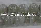 CAG5324 15.5 inches 14mm round grey line agate beads wholesale