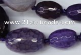 CAG5405 10*14mm – 20*30mm faceted drum dragon veins agate beads