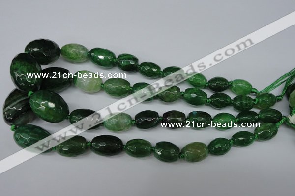 CAG5408 10*14mm – 20*30mm faceted drum dragon veins agate beads