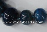 CAG5425 8*12mm – 20*30mm rondelle dragon veins agate beads