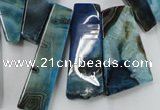 CAG5455 15.5 inches 12*20mm - 16*58mm freeform agate gemstone beads