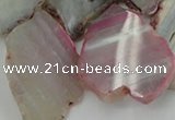 CAG5471 15.5 inches 16*22mm - 40*45mm freeform agate gemstone beads