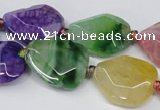 CAG5493 15.5 inches 18*22mm freeform agate gemstone beads