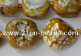 CAG5523 15.5 inches 17*20mm - 20*22mm nuggets agate gemstone beads