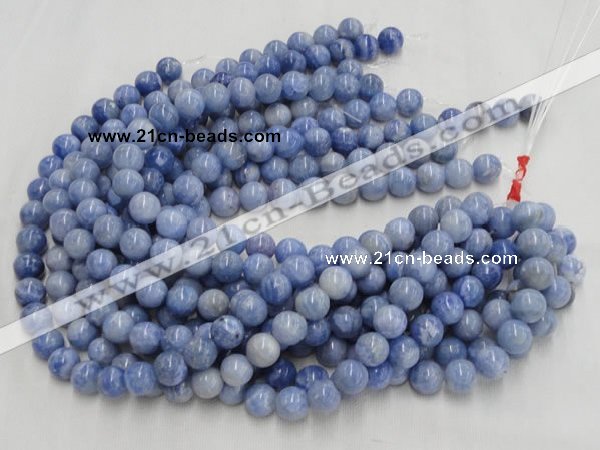 CAG554 16 inches 12mm round blue agate gemstone beads wholesale