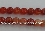 CAG5560 15.5 inches 4mm round natural fire agate beads wholesale