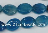 CAG5621 15 inches 13*16mm oval dragon veins agate beads wholesale