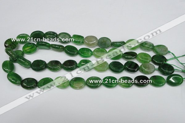 CAG5622 15 inches 13*16mm oval dragon veins agate beads wholesale