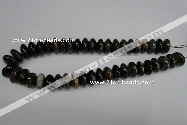 CAG5642 15 inches 8*17mm rondelle agate gemstone beads wholesale