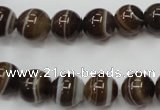 CAG5902 15 inches 10mm round Madagascar agate gemstone beads