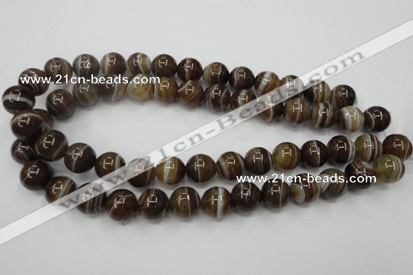 CAG5904 15 inches 14mm round Madagascar agate gemstone beads