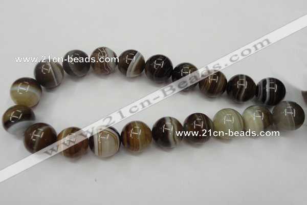 CAG5906 15 inches 18mm round Madagascar agate gemstone beads