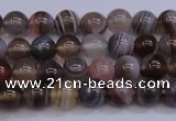 CAG5951 15.5 inches 6mm round botswana agate beads wholesale