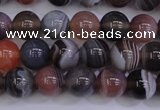 CAG5952 15.5 inches 8mm round botswana agate beads wholesale