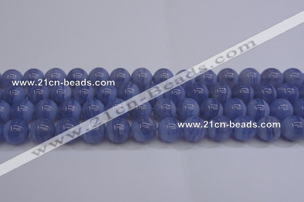 CAG5975 15.5 inches 14mm round blue lace agate beads wholesale