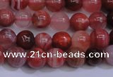 CAG6111 15.5 inches 6mm round south red agate gemstone beads