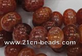 CAG617 15.5 inches 12*16mm rondelle natural fire agate beads