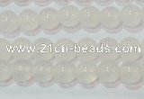 CAG6501 15.5 inches 6mm round Brazilian white agate beads