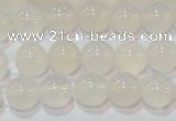 CAG6502 15.5 inches 8mm round Brazilian white agate beads