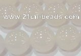 CAG6505 15.5 inches 14mm round Brazilian white agate beads