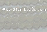 CAG6511 15.5 inches 6mm faceted round Brazilian white agate beads