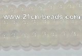 CAG6520 15.5 inches 4*6mm rondelle Brazilian white agate beads