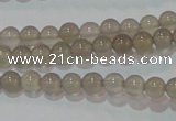 CAG6531 15.5 inches 4mm round Brazilian grey agate beads