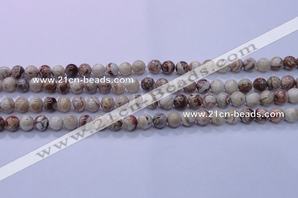 CAG6660 15.5 inches 4mm round Mexican crazy lace agate beads