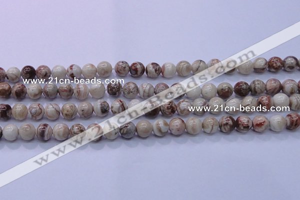 CAG6661 15.5 inches 6mm round Mexican crazy lace agate beads