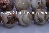 CAG6668 15.5 inches 20mm round Mexican crazy lace agate beads