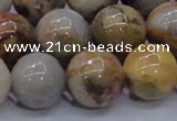 CAG6675 15.5 inches 14mm round natural crazy lace agate beads