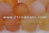 CAG6693 15 inches 14mm round multicolor pilates agate beads