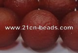 CAG6706 15 inches 20mm round red pilates agate beads