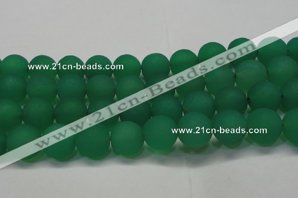 CAG6736 15 inches 20mm round green pilates agate beads