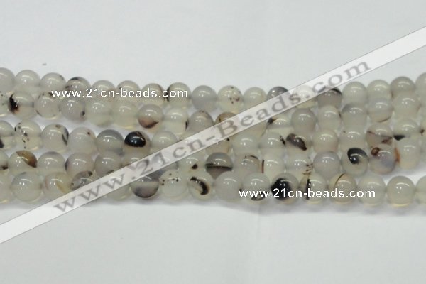 CAG6760 15 inches 6mm round Montana agate beads wholesale