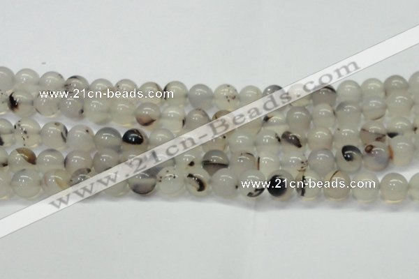 CAG6761 15 inches 8mm round Montana agate beads wholesale